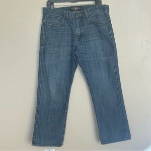 Lucky Brand 361 Vintage Straight Jeans 34x30 Medium Wash Blue Denim